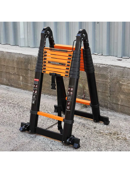 Изображение товара Телескопическая лестница ISMA ISMA-UP360-M (62708)