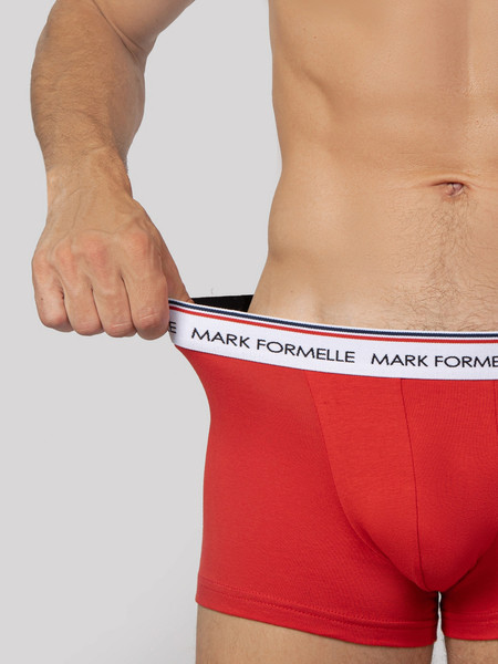 Изображение товара Комплект мужских трусов Mark Formelle 411124-3 (р.90-100, красная лава/море/черный-1)