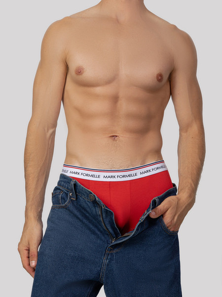 Изображение товара Комплект мужских трусов Mark Formelle 411124-3 (р.90-100, красная лава/море/черный-1)