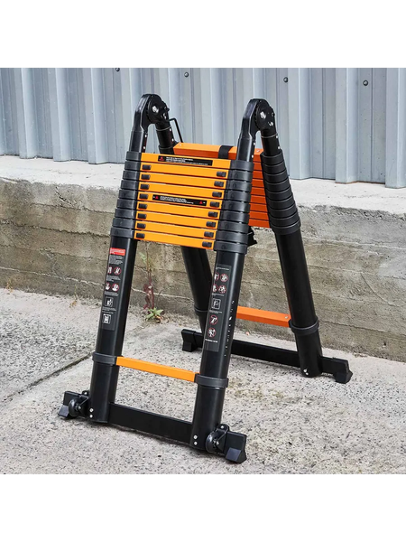 Изображение товара Телескопическая лестница ISMA ISMA-UP400-M (62709)