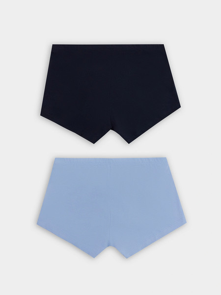 Изображение товара Комплект мужских трусов Mark Formelle 411122-2 (р.90-100, пыльно-голубой/неви)