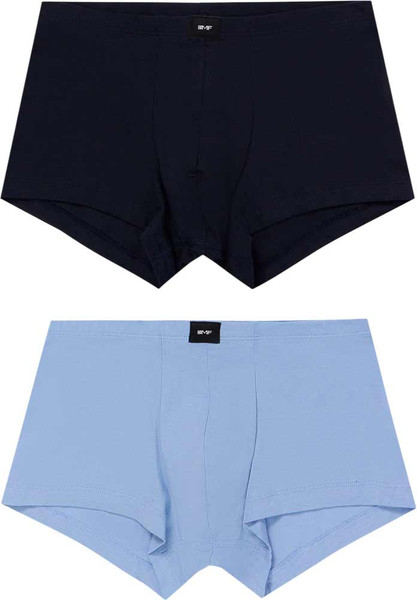 Изображение товара Комплект мужских трусов Mark Formelle 411122-2 (р.94-104, пыльно-голубой/неви)