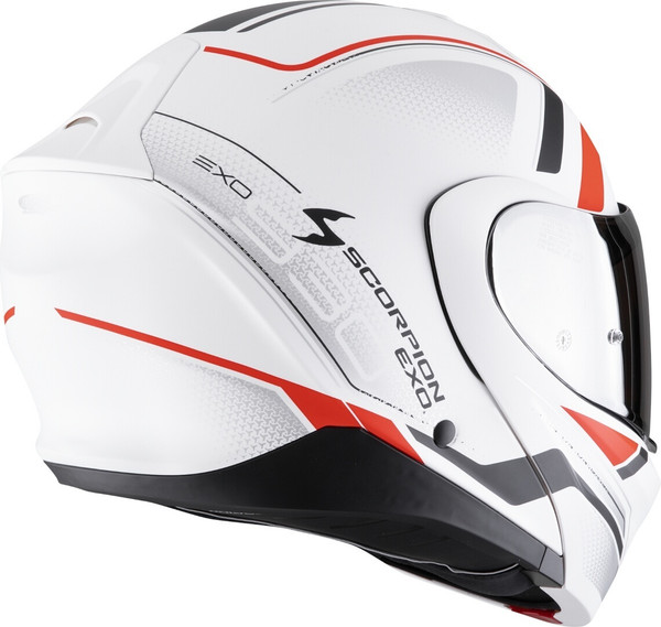 Изображение товара Мотошлем Scorpion Exo Exo-930 Evo Ardens (M, белый матовый/черный/красный)