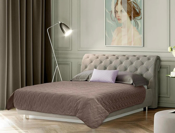 Изображение товара Покрывало BELLISSIMO Muslin 240х240 / 25244193015-94Ms (какао)