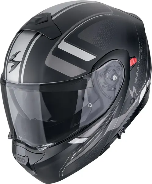 Изображение товара Мотошлем Scorpion Exo Exo-930 Evo Ardens (M, черный матовый/серебристый)