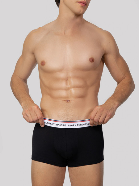 Изображение товара Комплект мужских трусов Mark Formelle 411124-3 (р.90-100, черный/черный/черный-1)