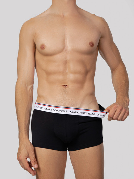 Изображение товара Комплект мужских трусов Mark Formelle 411124-3 (р.90-100, черный/черный/черный-1)
