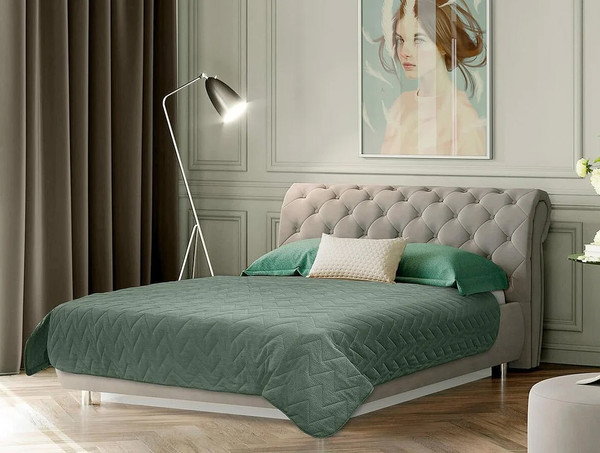 Изображение товара Покрывало BELLISSIMO Muslin 240х240 / 25244193015-84Ms (шалфей)