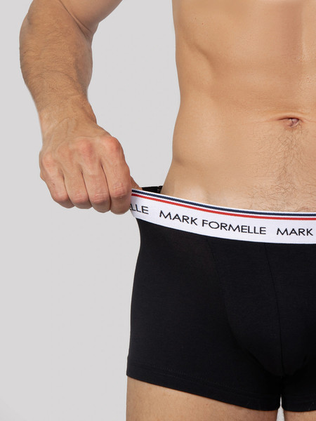 Изображение товара Комплект мужских трусов Mark Formelle 411124-3 (р.98-108, черный/черный/черный-1)