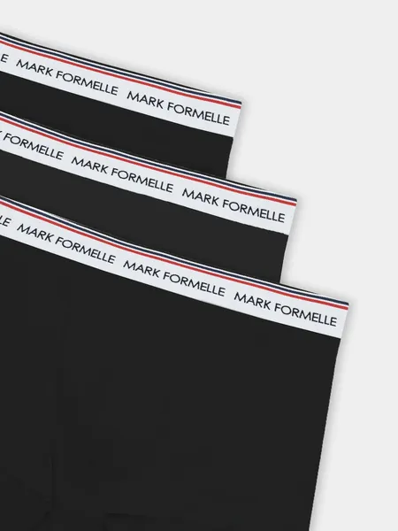 Изображение товара Комплект мужских трусов Mark Formelle 411124-3 (р.110-120, черный/черный/черный-1)