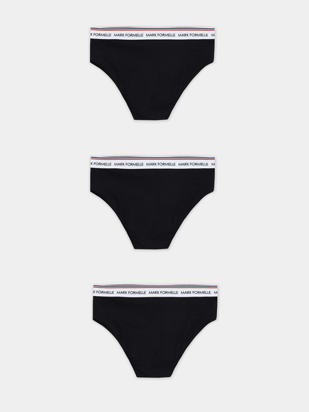 Изображение товара Комплект мужских трусов Mark Formelle 411170-3 (р.90-100, черный/черный/черный-1)