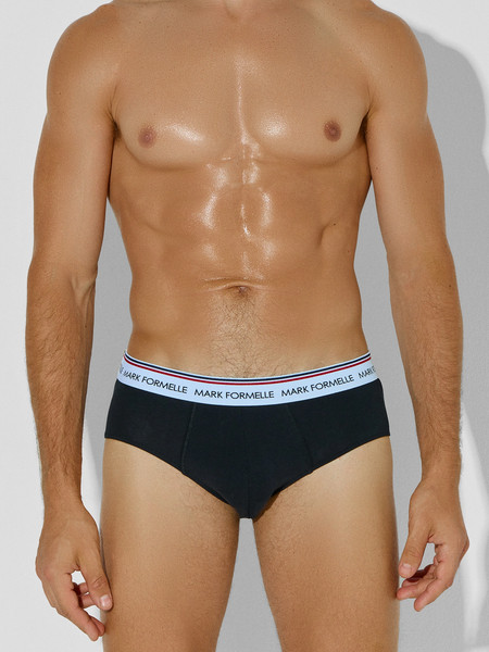 Изображение товара Комплект мужских трусов Mark Formelle 411170-3 (р.90-100, черный/черный/черный-1)