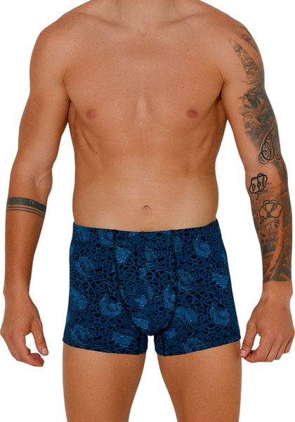 Изображение товара Трусы мужские Mark Formelle 411230 (р.90-100, узор на черном-1)