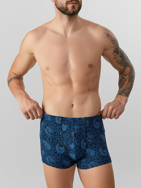 Изображение товара Трусы мужские Mark Formelle 411230 (р.94-104, узор на черном-1)