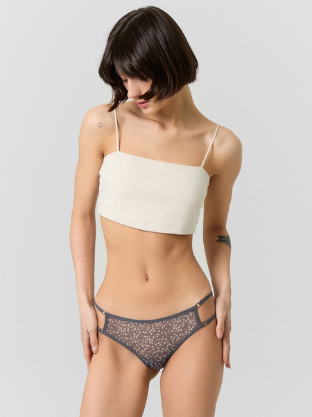 Изображение товара Трусы женские Mark Formelle 412438 (р.90, мелкий рисунок на темно-сером)