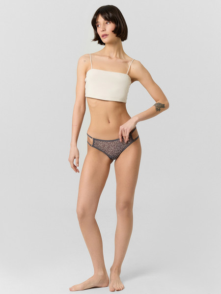 Изображение товара Трусы женские Mark Formelle 412438 (р.90, мелкий рисунок на темно-сером)