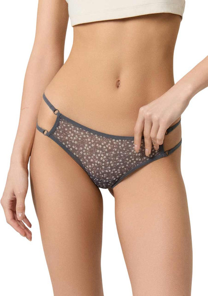 Изображение товара Трусы женские Mark Formelle 412438 (р.90, мелкий рисунок на темно-сером)