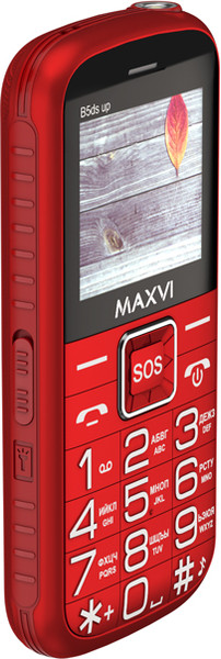 Изображение товара Мобильный телефон Maxvi B5ds up (красный)