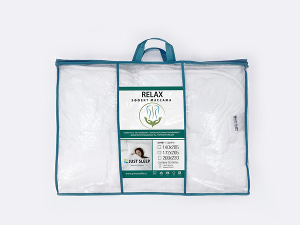 Изображение товара Одеяло Just Sleep Relax warm 172х205 / 122519901-Rw (белый)