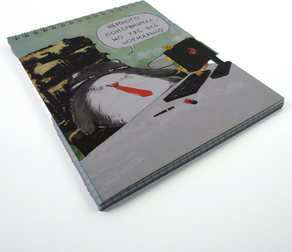 Изображение товара Блокнот Listoff Манул Манулыч / БСК560379 (60л)