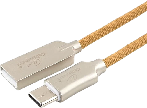 Изображение товара Кабель Cablexpert CC-P-USBC02Gd-1M (1м, золотой)