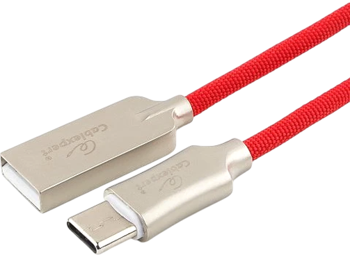 Изображение товара Кабель Cablexpert CC-P-USBC02R-1M (1м, красный)