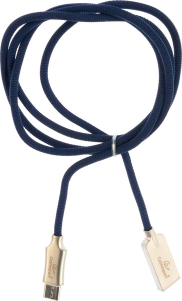 Изображение товара Кабель Cablexpert CC-P-USBC02Bl-1M (1м, синий)
