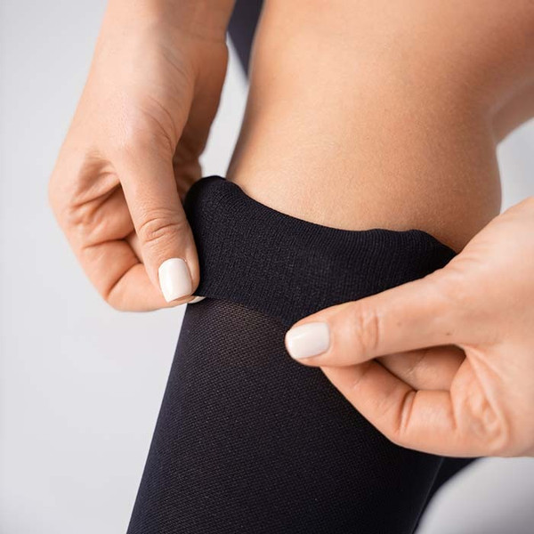 Изображение товара Гольфы компрессионные Trives с открытым носком 2кл / ТК.910 (р.7, черный)