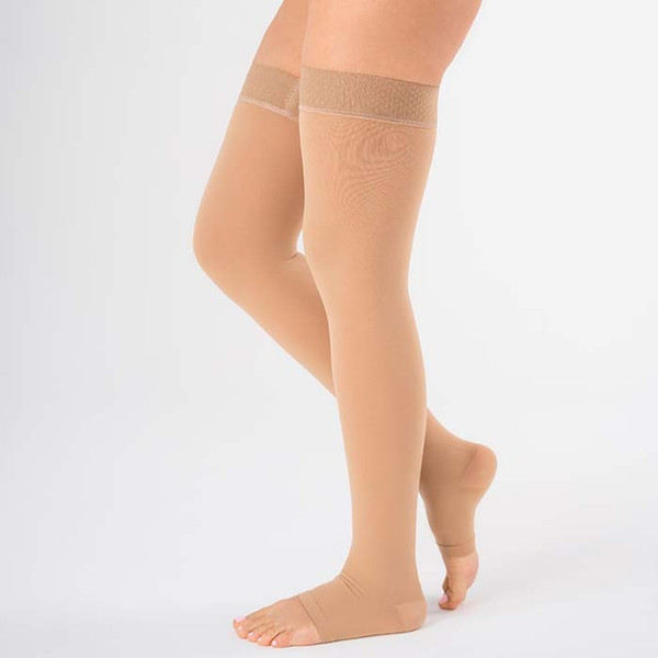 Изображение товара Чулки компрессионные Trives с открытым носком 1кл / ТК.930 (р.5, бежевый)