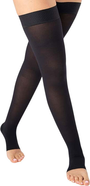 Изображение товара Чулки компрессионные Trives с открытым носком 2кл / ТК.930 (р.4, черный)
