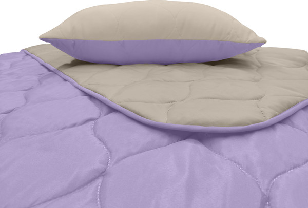 Изображение товара Покрывало Just Sleep 2Way 180х215 / 25192082-54/10 (светло-лиловый/бежевый)