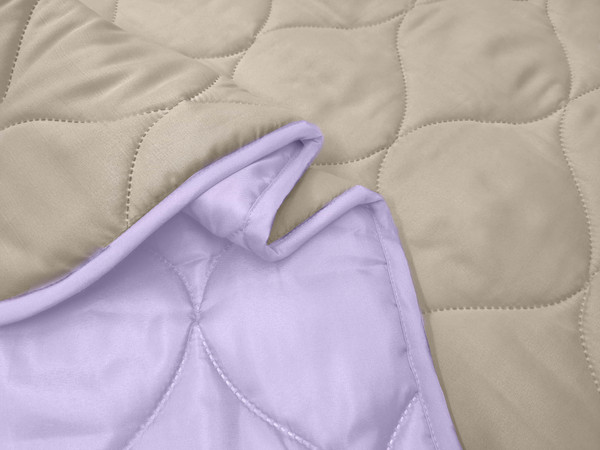 Изображение товара Покрывало Just Sleep 2Way 180х215 / 25192082-54/10 (светло-лиловый/бежевый)