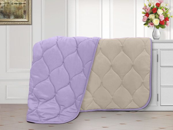 Изображение товара Покрывало Just Sleep 2Way 180х215 / 25192082-54/10 (светло-лиловый/бежевый)