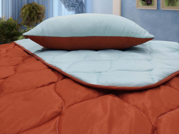 Изображение товара Покрывало Just Sleep 2Way 200х220 / 25192022-44/73 (терракот/бирюза)