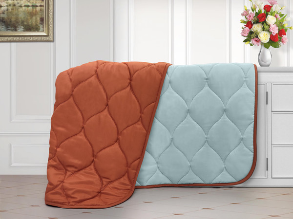 Изображение товара Покрывало Just Sleep 2Way 200х220 / 25192022-44/73 (терракот/бирюза)