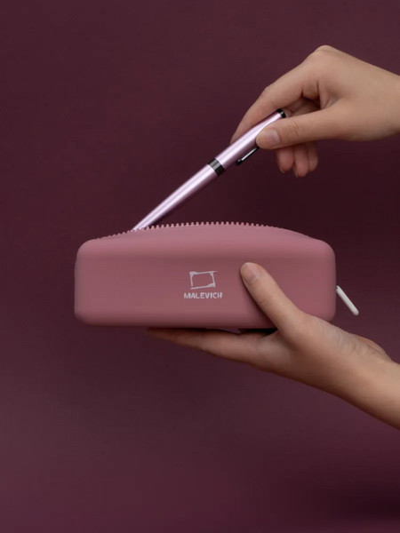 Изображение товара Пенал Малевичъ 162104 (розовый)