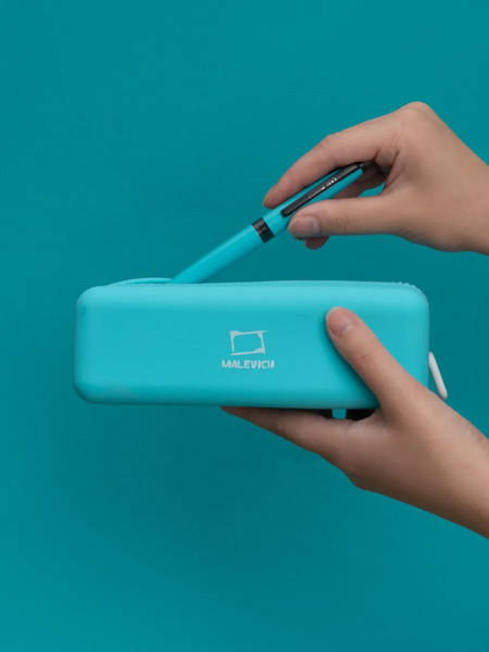 Изображение товара Пенал Малевичъ 162107 (бирюзовый)