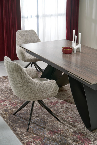 Изображение товара Обеденный стол Halmar Hilario (орех/черный)