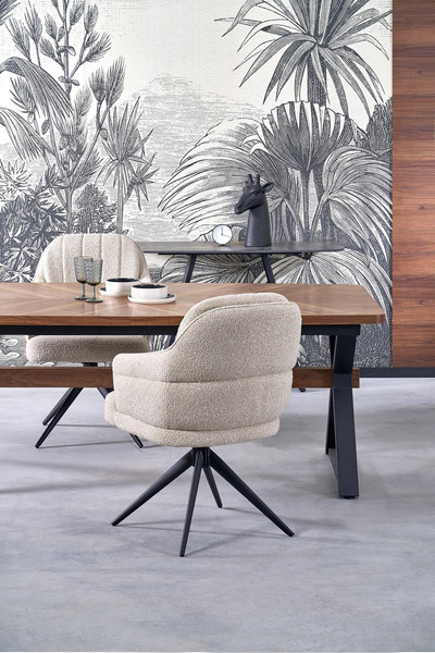 Изображение товара Обеденный стол Halmar Baron (орех/черный)