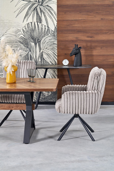 Изображение товара Обеденный стол Halmar Baron (орех/черный)