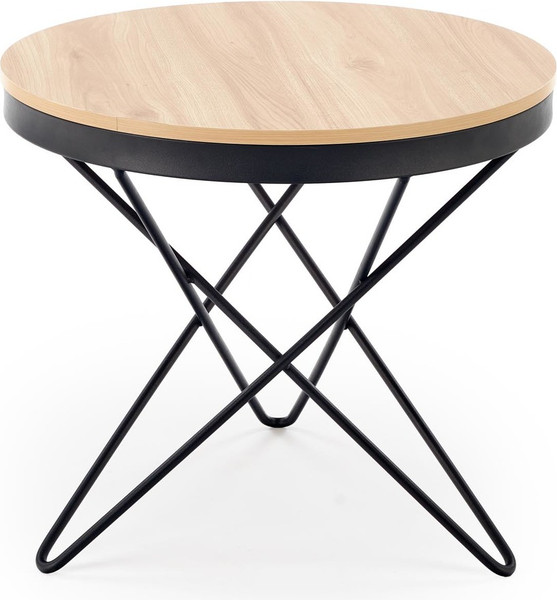 Изображение товара Журнальный столик Halmar Leila (натуральный/черный)