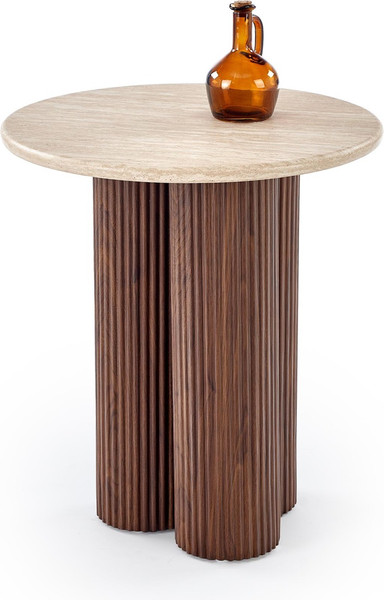 Изображение товара Журнальный столик Halmar Dorotea S (травертин/орех)