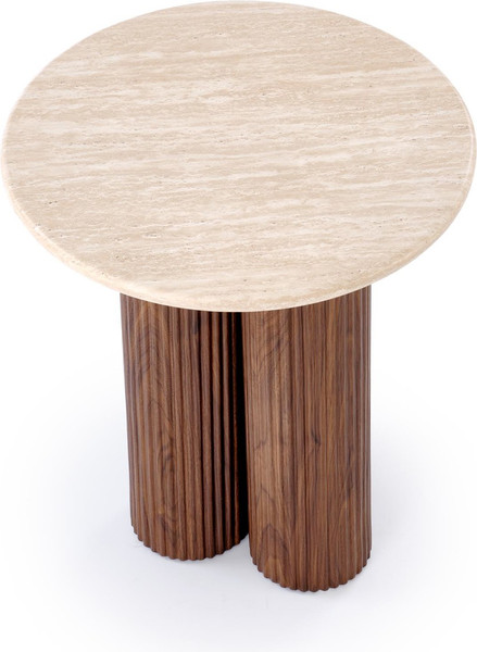 Изображение товара Журнальный столик Halmar Dorotea S (травертин/орех)