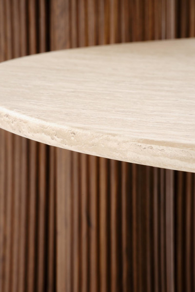 Изображение товара Журнальный столик Halmar Dorotea S (травертин/орех)