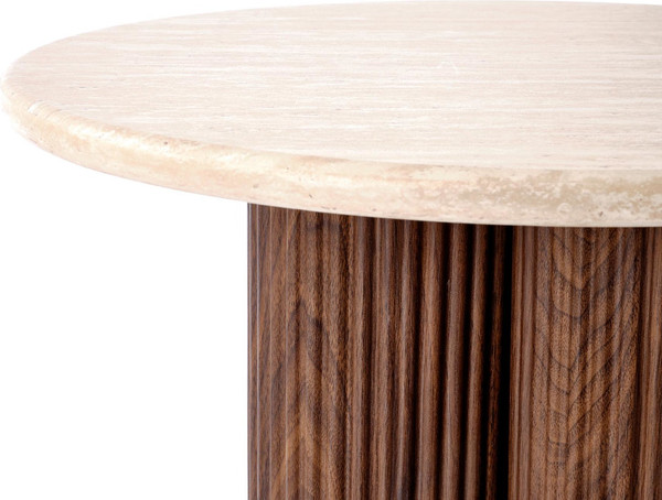 Изображение товара Журнальный столик Halmar Dorotea S (травертин/орех)