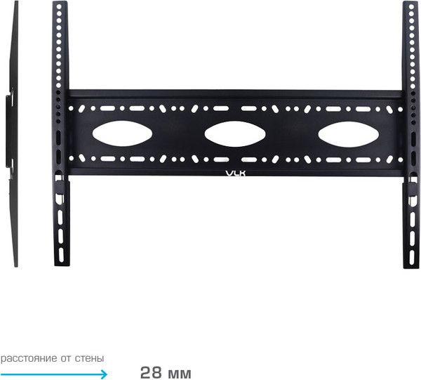 Изображение товара Кронштейн для телевизора VLK Trento-43 (черный)