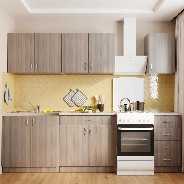 Изображение товара Шкаф навесной для кухни No Brand С сушкой 50 / 540063 (шимо/ясень светлый)