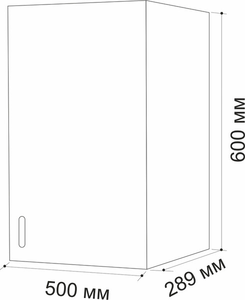 Изображение товара Шкаф навесной для кухни No Brand С сушкой 50 / 540063 (шимо/ясень светлый)