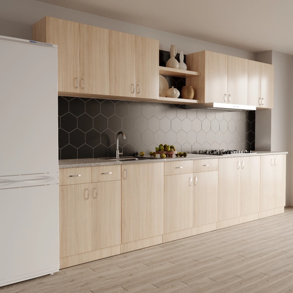 Изображение товара Шкаф навесной для кухни No Brand С сушкой 60 / 525828 (венге светлое)