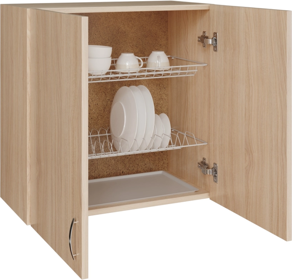 Изображение товара Шкаф навесной для кухни No Brand С сушкой 60 / 525828 (венге светлое)